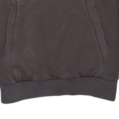 Puma Men's Brown Logo Pullover Hoodie Size S