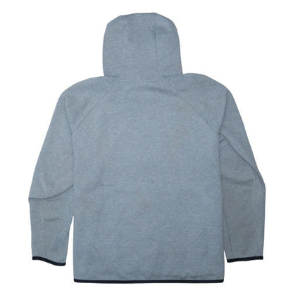 Nike Men's Grey XL Full Zip Hoodie Lightweight Cotton Blend
