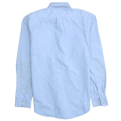 Ralph Lauren Men’s Blue Cotton Long Sleeve Button-Up Shirt Size M