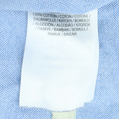 Ralph Lauren Men’s Blue Cotton Long Sleeve Button-Up Shirt Size M