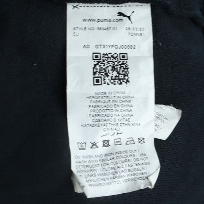 Puma Men's Black Small Full Zip Hooded Sweatshirt