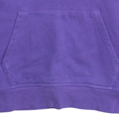 Nike Women Purple Track & Field 1/2 Zip Hoodie Size L Cotton Blend