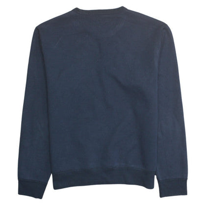 Polo Ralph Lauren Men's Blue Pullover Sweatshirt M Crew Neck Logo