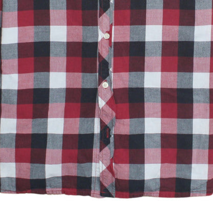 Carhartt Women Red Check Long Sleeve Shirt Dress Size M