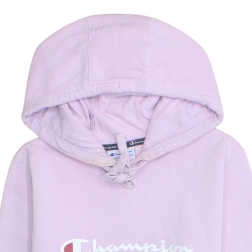 Champion Women's Pink Hoodie Small Pullover Logo Sweatshirt