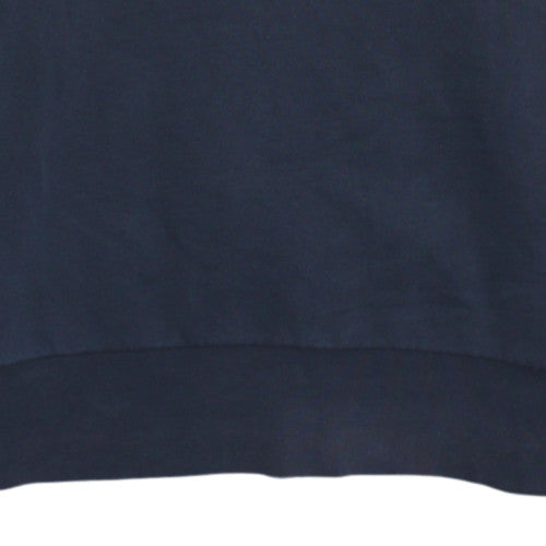Fred Perry Men's Blue Crew Neck Logo Sweatshirt Size L