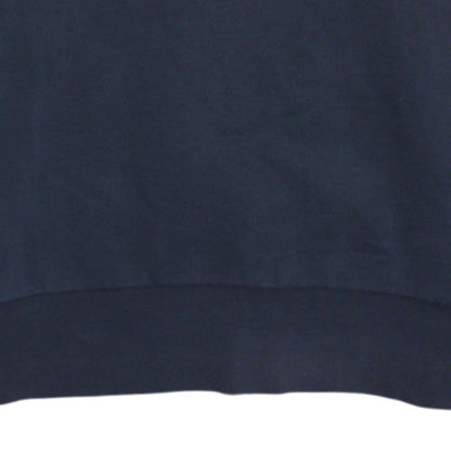 Fred Perry Men's Blue Crew Neck Logo Sweatshirt Size L
