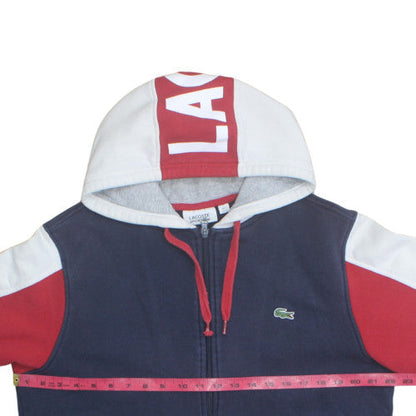 Lacoste Sport Mens Multicoloured Full Zip Hoodie Size XL