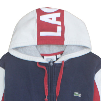 Lacoste Sport Mens Multicoloured Full Zip Hoodie Size XL