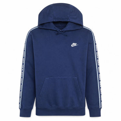 Nike Men's Blue Pullover Logo Hoodie Small Fleece Regular Fit