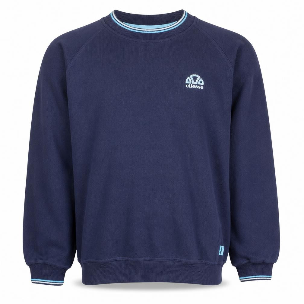 Ellesse Men's Blue Crew Neck Pullover Sweatshirt Size L
