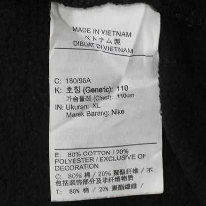 Nike Womens Black XL Pullover Sweatshirt Crew Neck Casual