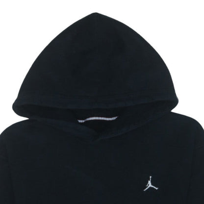 Jordan Men's Black Pullover Hoodie M Fleece Logo Sportswear