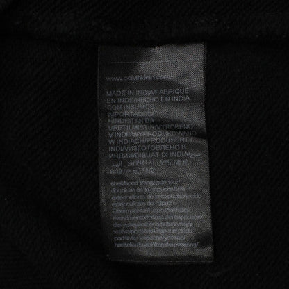 Calvin Klein Men's Black Pullover Hoodie Size L Fleece Logo Sweatshirt