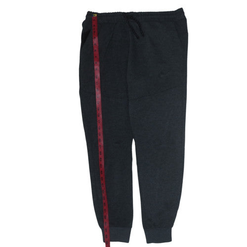 Nike Men's Black Jogger Trousers L Regular Fit Fleece Casual Pants