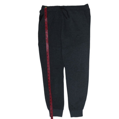 Nike Men's Black Jogger Trousers L Regular Fit Fleece Casual Pants