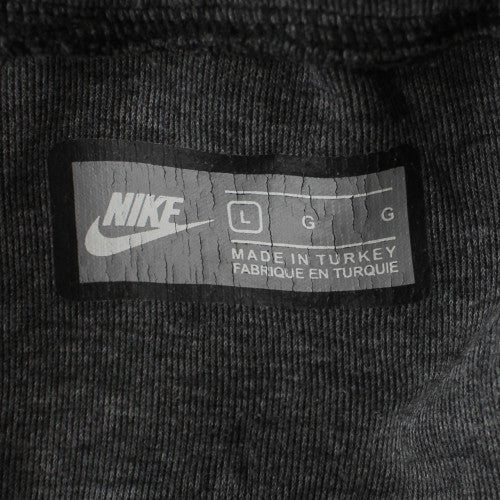Nike Men's Black Jogger Trousers L Regular Fit Fleece Casual Pants