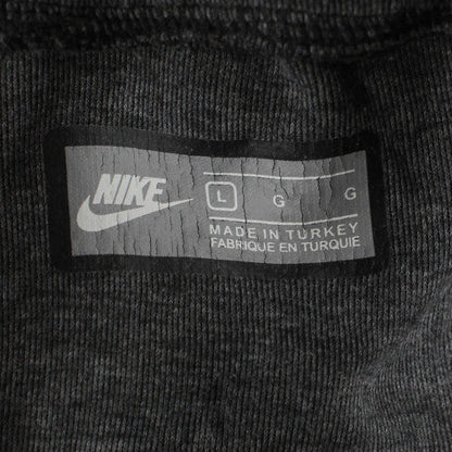 Nike Men's Black Jogger Trousers L Regular Fit Fleece Casual Pants
