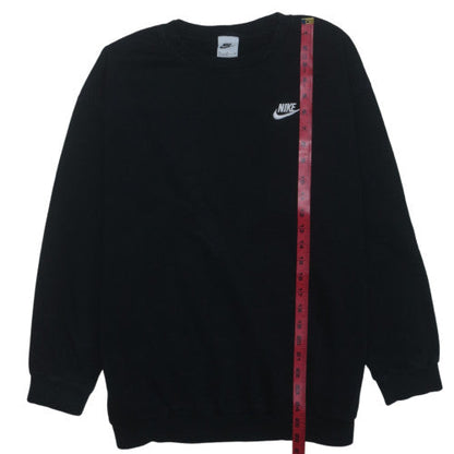 Nike Boys Black XL Sweatshirt Crew Neck Fleece Pullover Classic Style