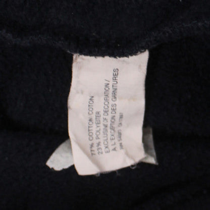 GAP Men's Black Pullover Hoodie Fleece Logo L Regular Fit