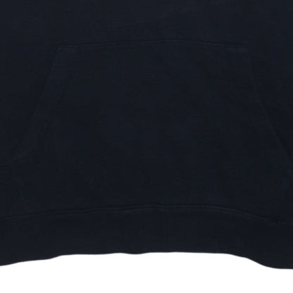 GAP Men's Black Pullover Hoodie Fleece Logo L Regular Fit