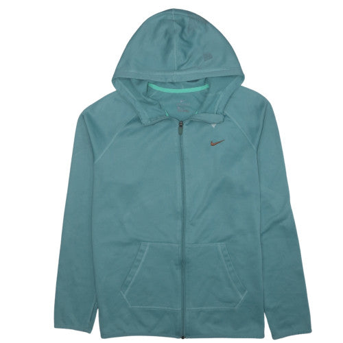 Nike Mens Green Full Zip Dri-Fit Hoodie Size L