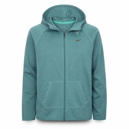 Nike Mens Green Full Zip Dri-Fit Hoodie Size L