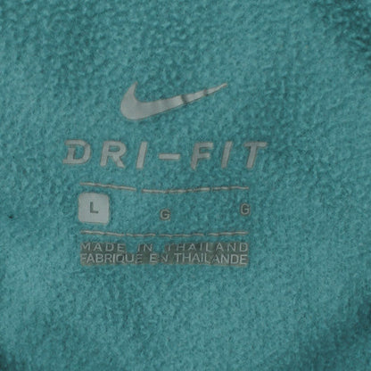 Nike Mens Green Full Zip Dri-Fit Hoodie Size L