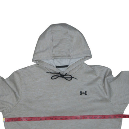 Under Armour Men's Beige ColdGear Pullover Hoodie Size L