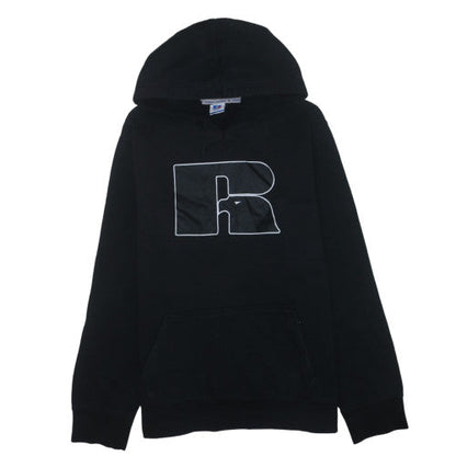 Mens UK Size 2XL Russell Athletic Black Pullover Hoodie