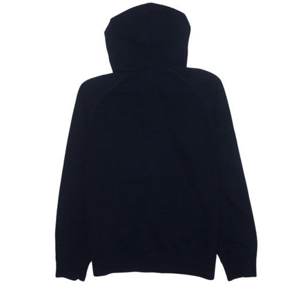 GAP Men’s Black Full Zip Hoodie M Logo Fleece Sweatshirt