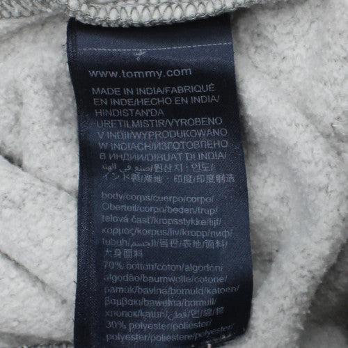 Tommy Hilfiger Men's Grey Crew Neck Sweatshirt Size M Cotton Blend