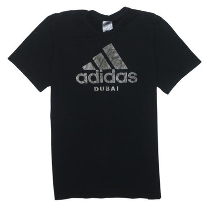 Adidas Men’s Black Dubai Logo Short Sleeve T-Shirt Size S
