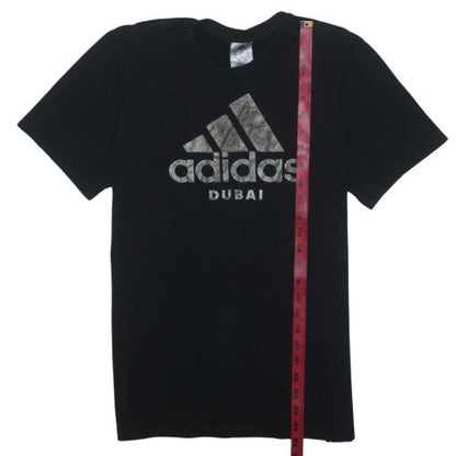 Adidas Men’s Black Dubai Logo Short Sleeve T-Shirt Size S