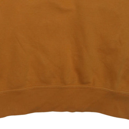 Nike Women Mustard Orange Crew Neck Pullover Sweatshirt M