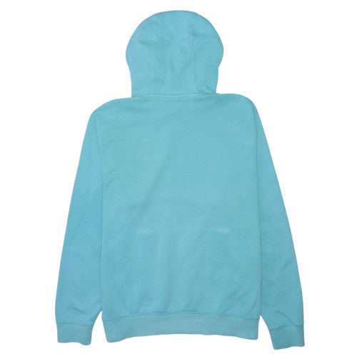 Nike Womens Blue Pullover Hoodie Medium Cotton Blend Casual