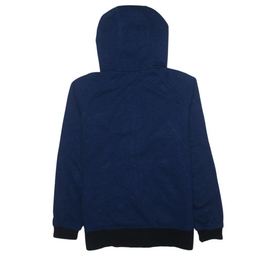 Nike Men's Blue Full Zip Fleece Hoodie Size M