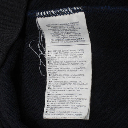 Nike Men's Blue Full Zip Fleece Hoodie Size M