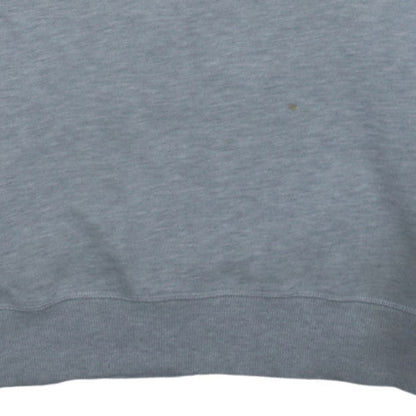 Adidas Mens Grey Crew Neck Sweatshirt Long Sleeve Classic Fit