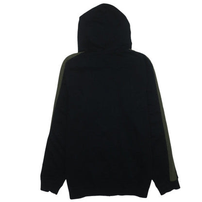 Hugo Boss Mens Black Full Zip Logo Hoodie Size L