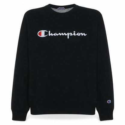 Champion Men's Black M Pullover Sweatshirt Logo Fleece