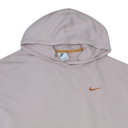 Nike Womens Beige XL Pullover Hoodie Sweatshirt with Logo