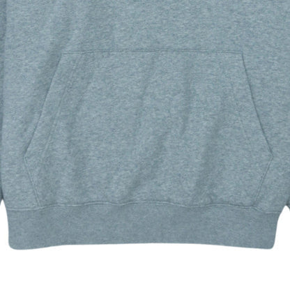 Nike Men's Grey Pullover Hoodie L Regular Fit Fleece Sweatshirt