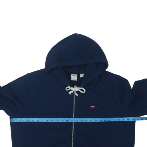 Levi's Men's Blue Full Zip Hoodie XL Standard Fit Cotton