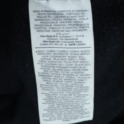 Nike Men's Black Pullover Hoodie L Fleece Sportswear