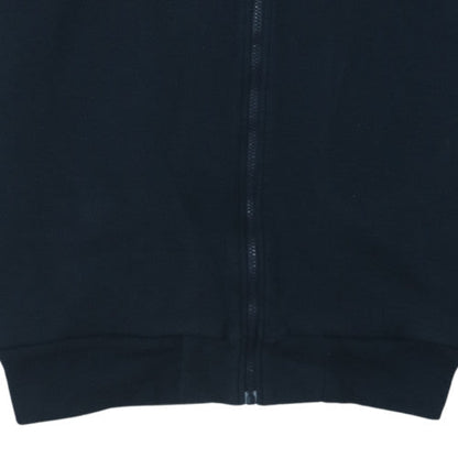 Adidas Men's Blue Full Zip Hoodie L Sports Fleece Sweatshirt