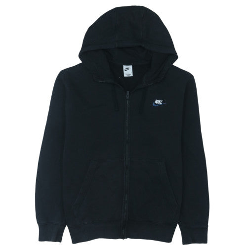 Nike Men's Black Full Zip Hoodie L Classic Fleece