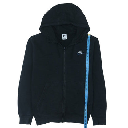 Nike Men's Black Full Zip Hoodie L Classic Fleece