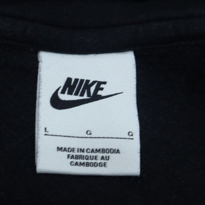 Nike Men's Black Full Zip Hoodie L Classic Fleece