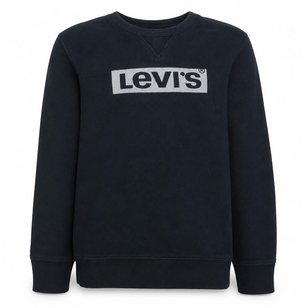 Levi's Men's Black Crew Neck Graphic Logo Sweatshirt Size M